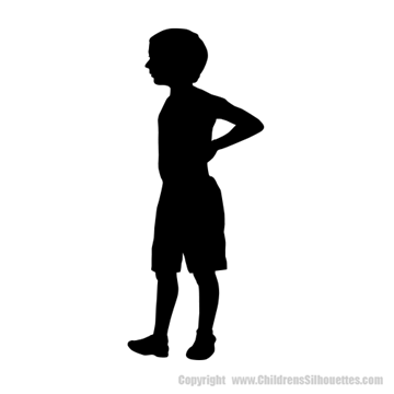 Picture of Boy 51 (Children Silhouette Decals)