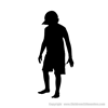 Picture of Boy Standing 1 (Children Silhouette Decals)