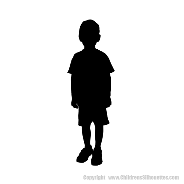 Picture of Boy Standing 13 (Children Silhouette Decals)
