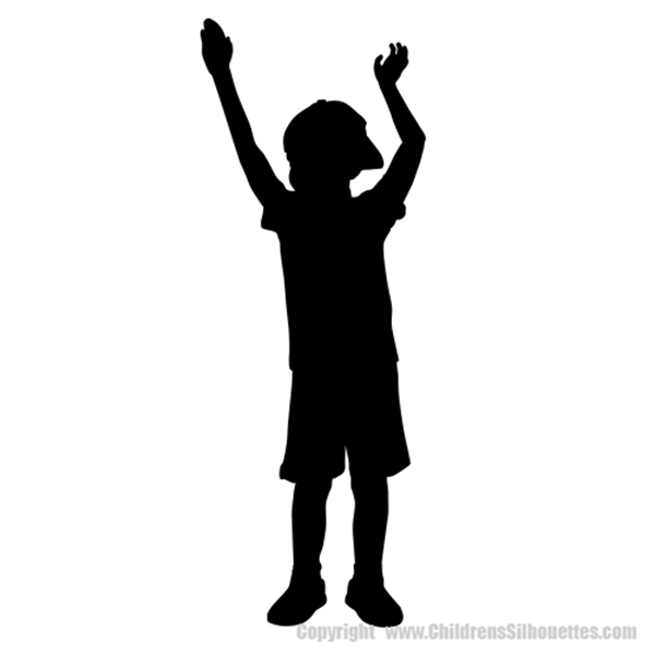 Picture of Boy Standing 21 (Children Silhouette Decals)