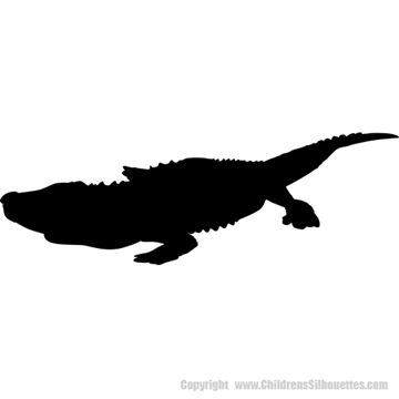 Picture of Crocodile 37 (Safari Animal Silhouette Decals)