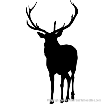 Picture of Elk (Bull) 11 (Elk Silhouette: Hunting Decals)