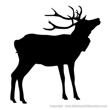 Picture of Elk (Bull) 14 (Elk Silhouette: Hunting Decals)