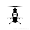 Picture of Helicopter 10 (Silhouettes: Wall Decals)