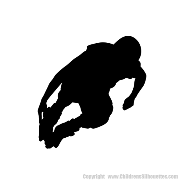 Picture of Rollerblading  3 (Skating Wall Silhouettes)