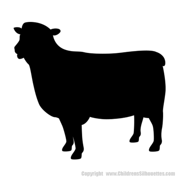 Picture of Sheep 26 (Farm Animal Silhouette Decals)
